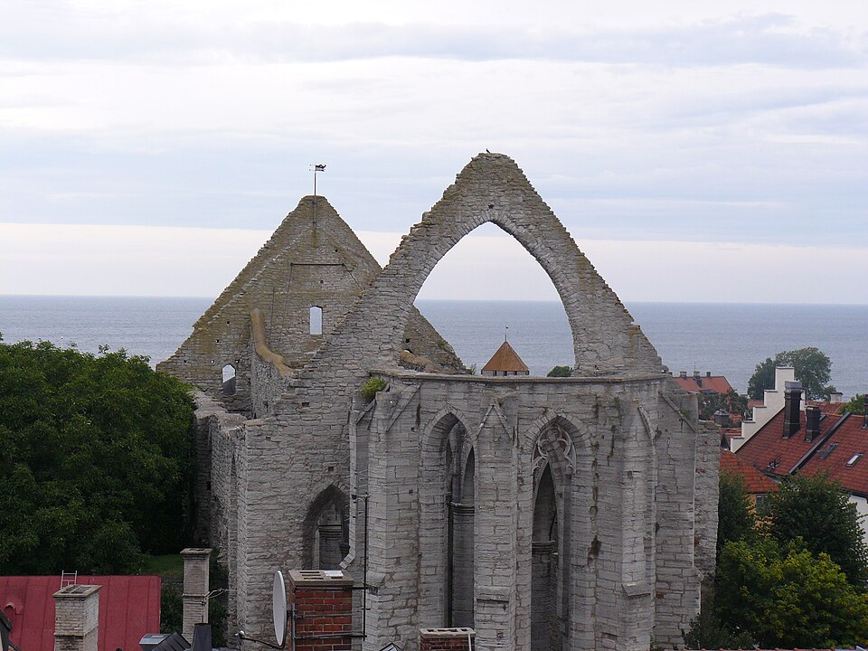 Sankta Karins kyrkoruin i Visby.